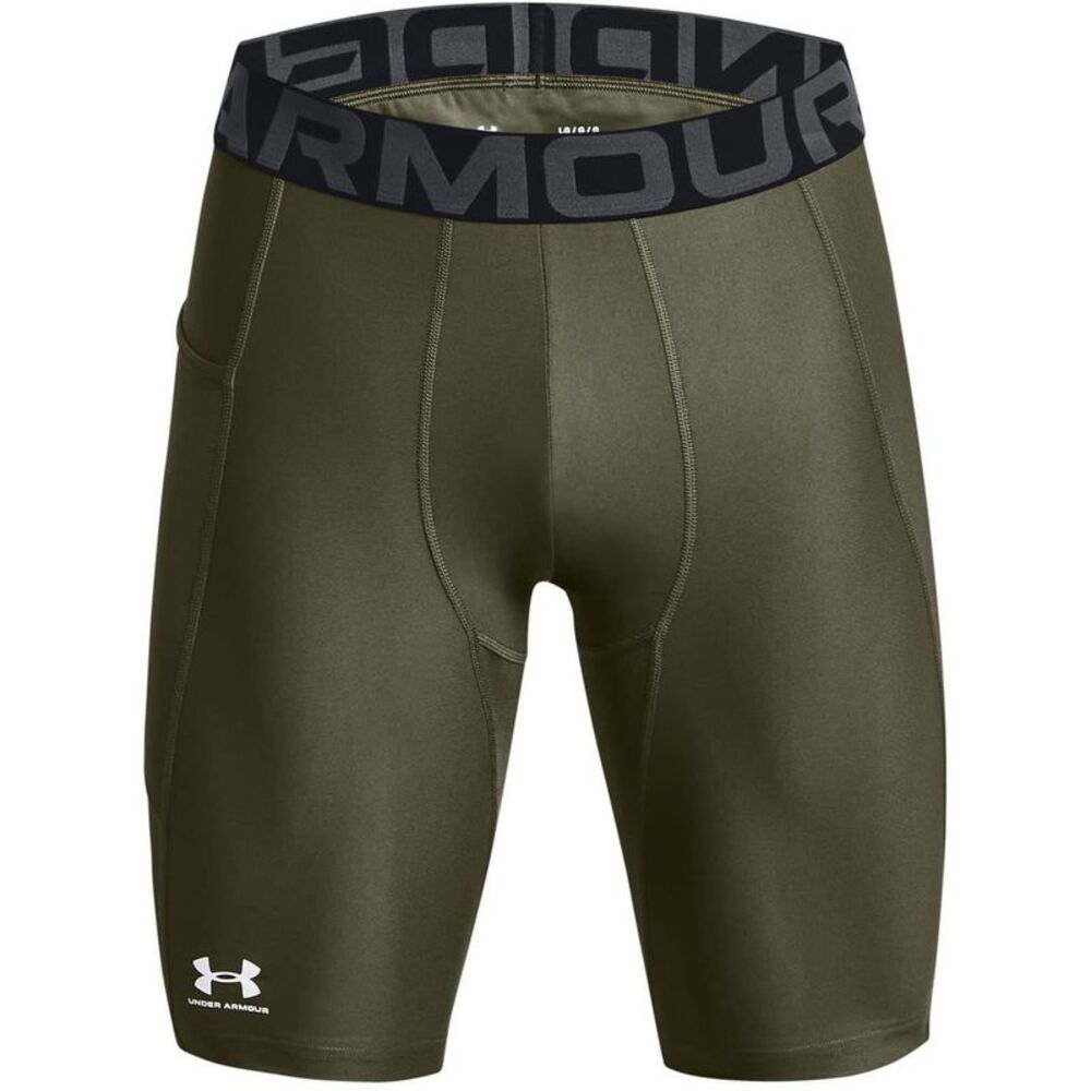 Under Armour Mens HeatGear Tight Compression Shorts / Marine OD Green